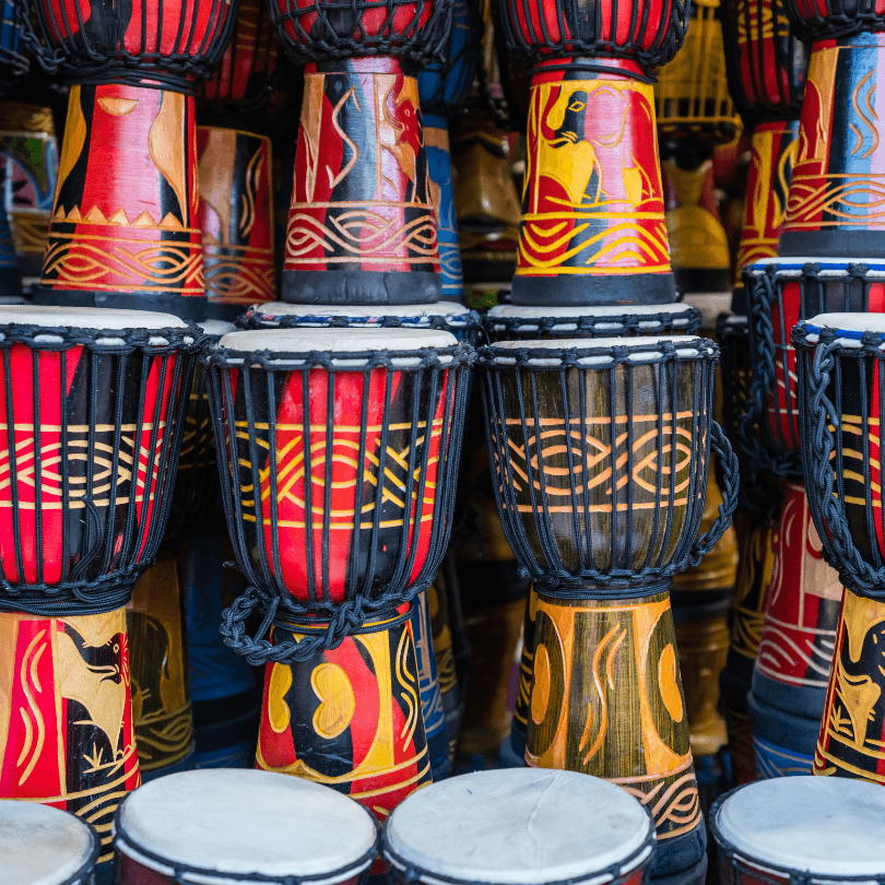 African culture drums