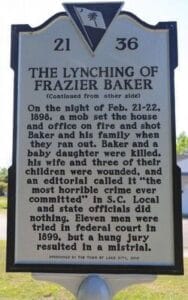 Lynching of Frazier Baker Side 2