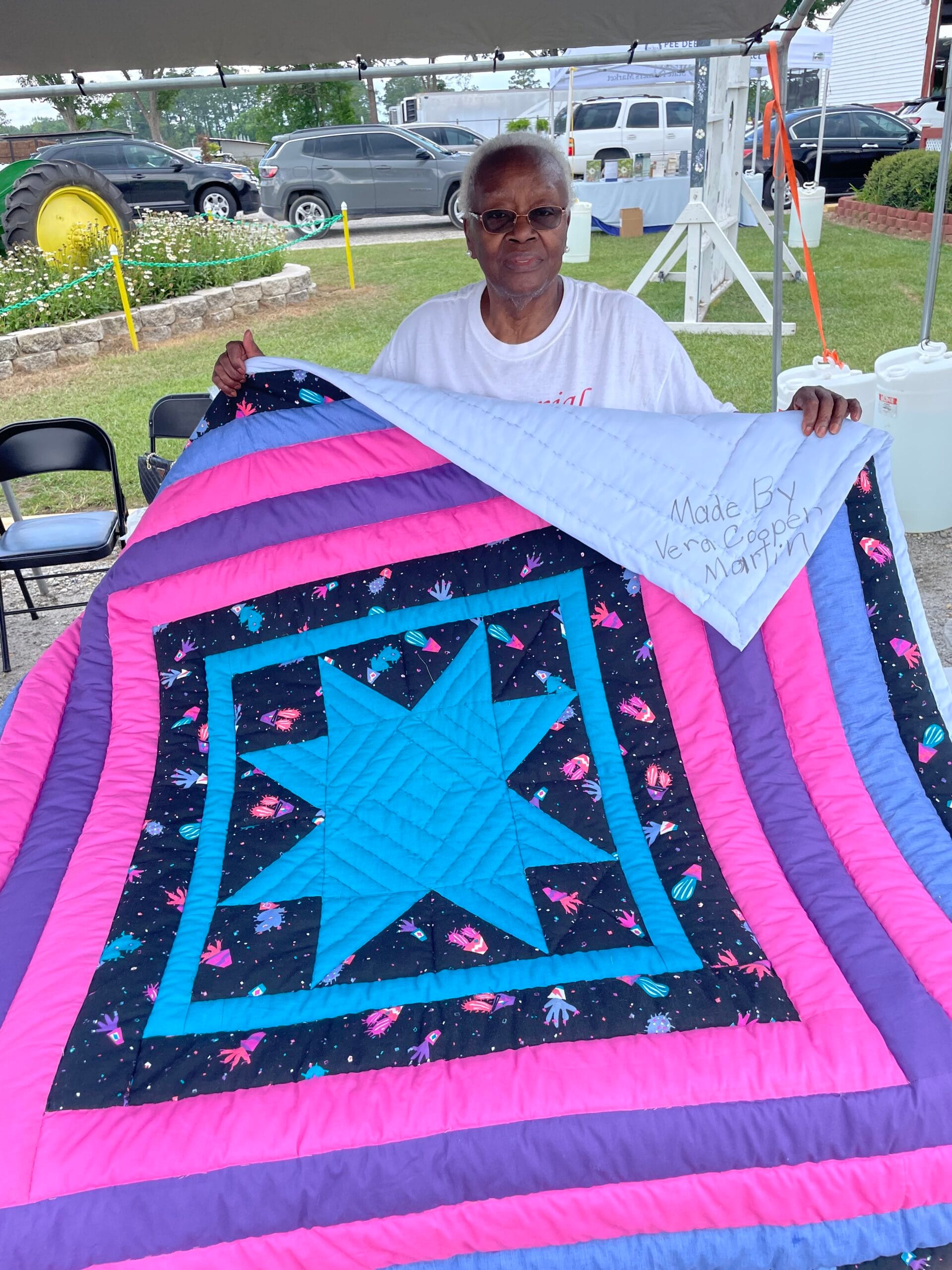 Vera Cooper Martin, Member of Bernice's Quilting Club